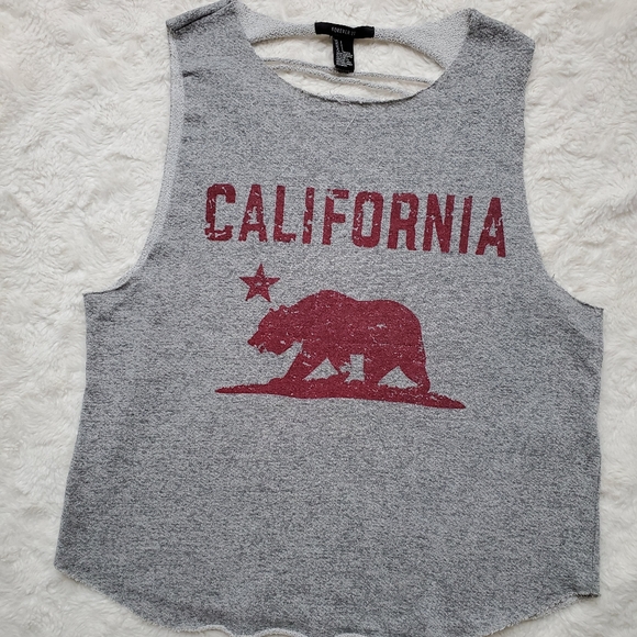 Forever 21 California Tank Top with Ripped Back - Picture 2 of 6